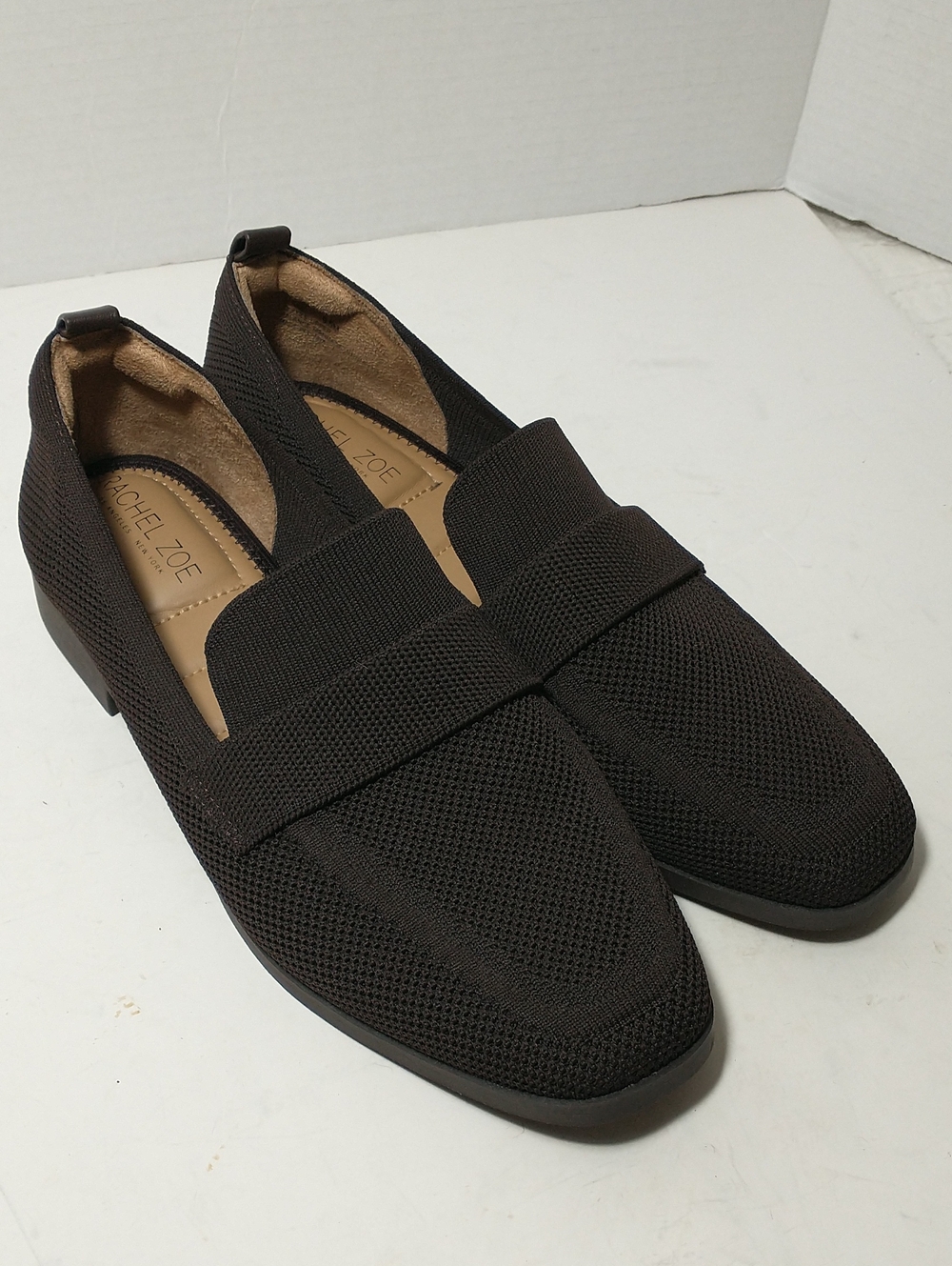 Rachel Zoe Knit Loafer, Chocolate Brown, Size 9.5, Cottagecore, Grannycore
